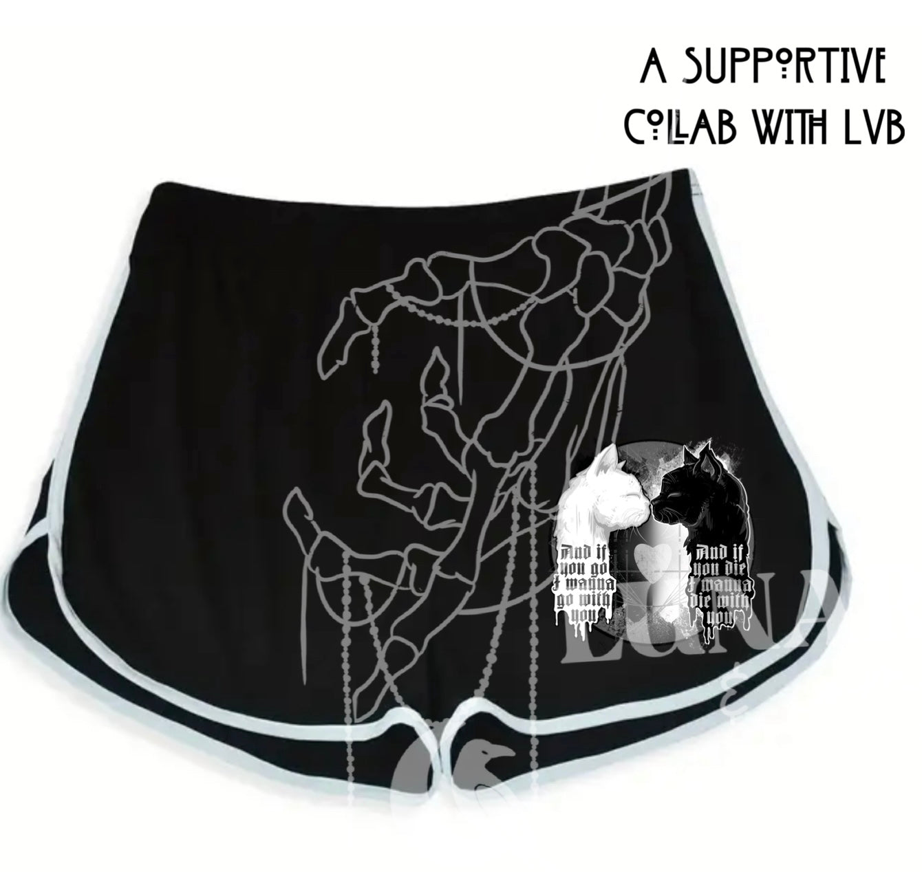 SOAD - And if you go; I wanna go with you - Track & Yoga Shorts