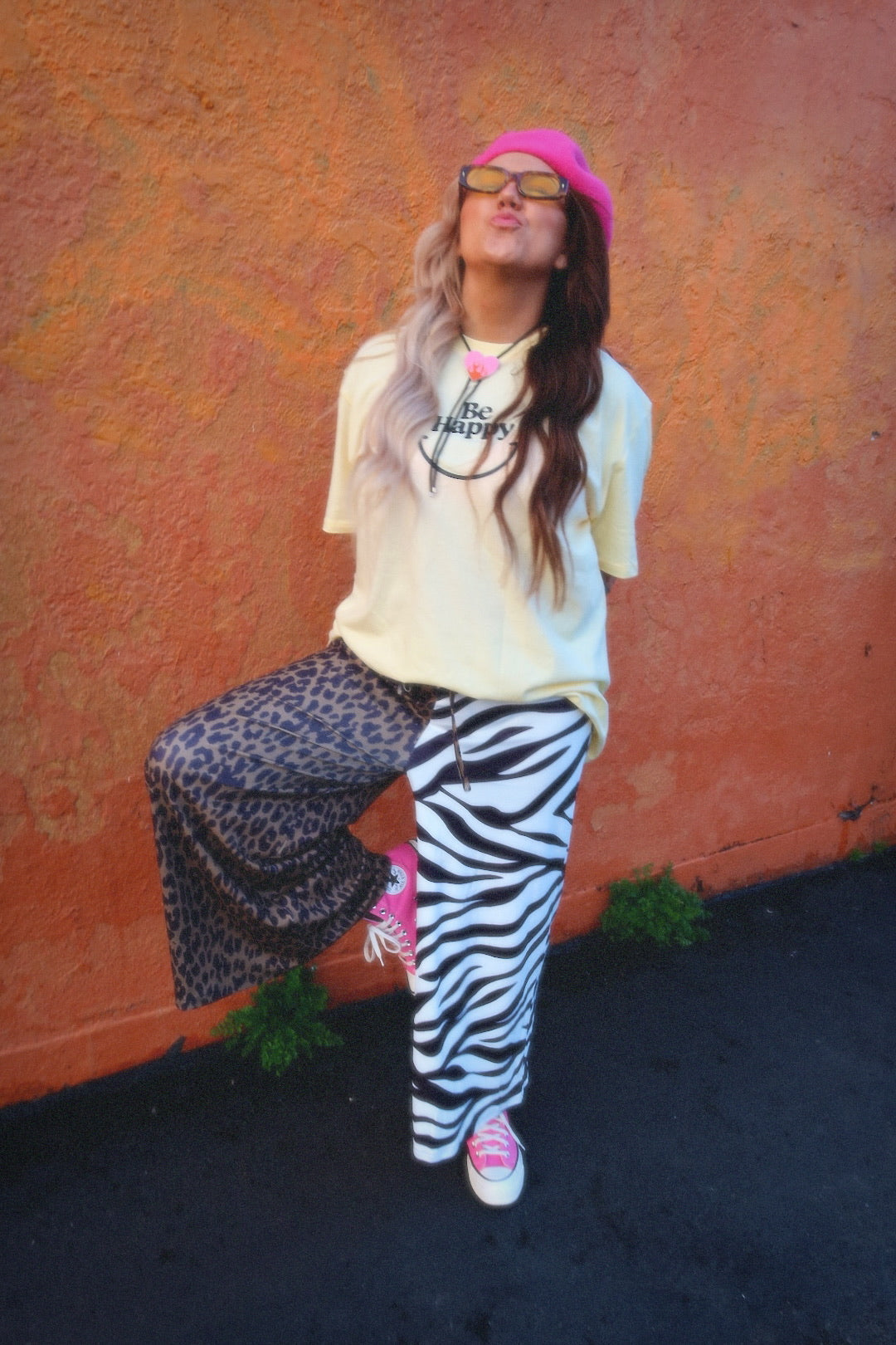 Emy Ave Half & Half Wild Side Pants