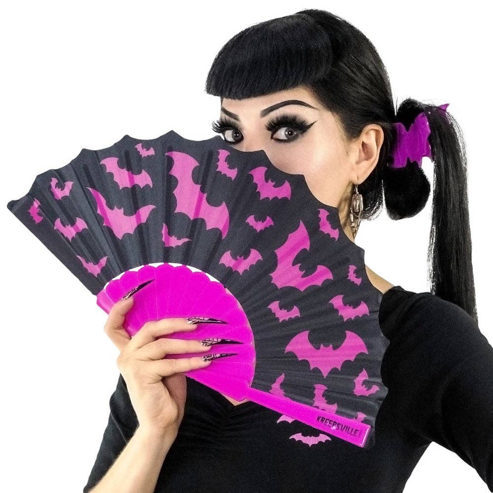 Bat Scallop Fan Pink
