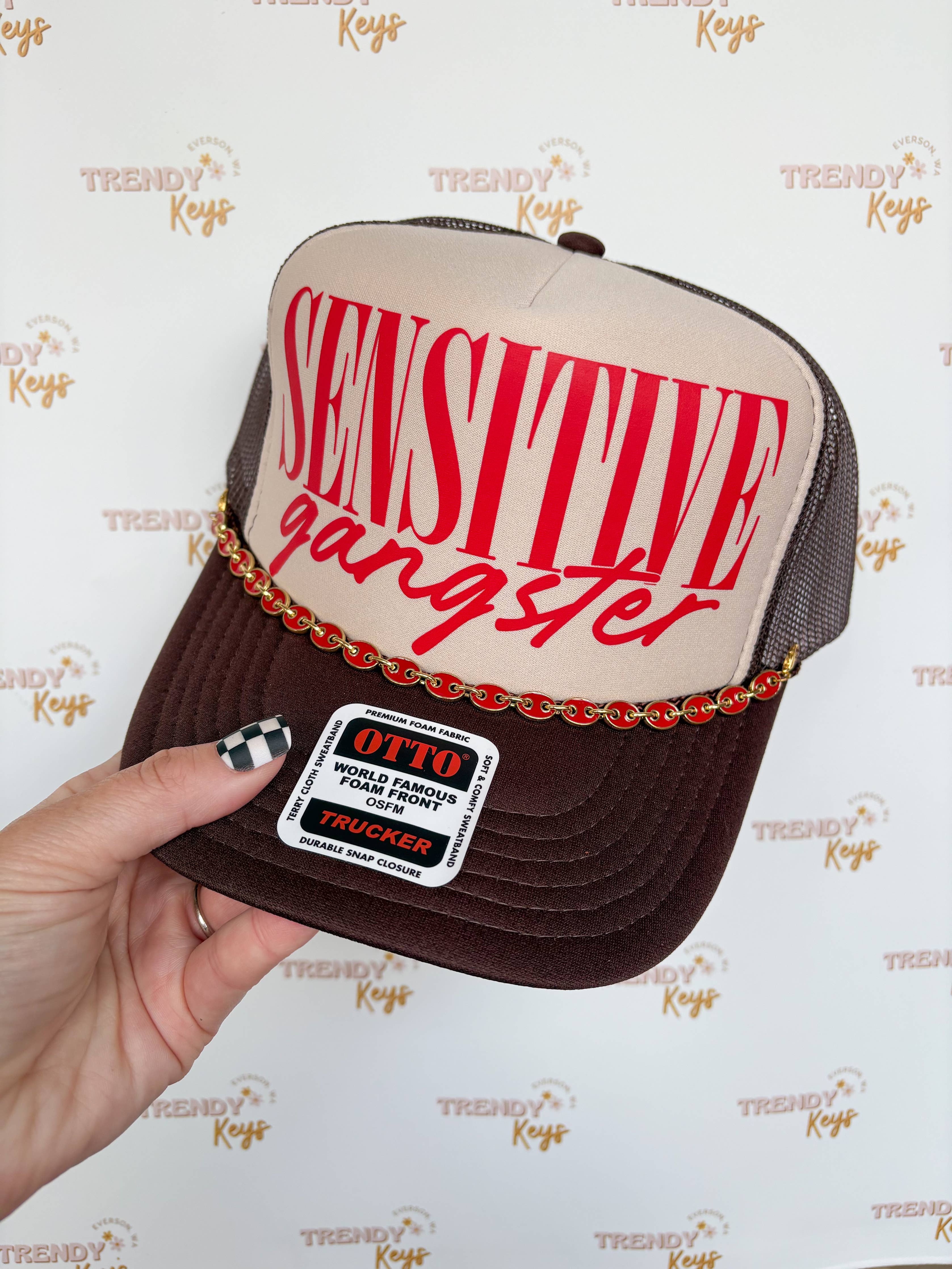 Sensitive Gangster Trucker Hat