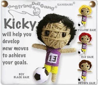 Kicky Boy String Doll Keychain