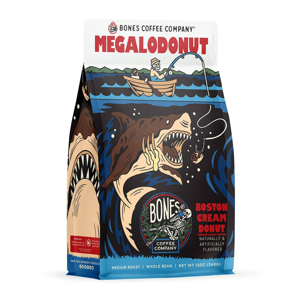 Megalodonut Flavored Coffee | 12oz | Whole Bean & Ground