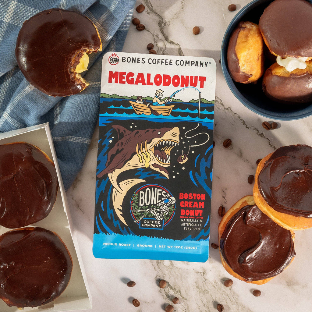 Megalodonut Flavored Coffee | 12oz | Whole Bean & Ground