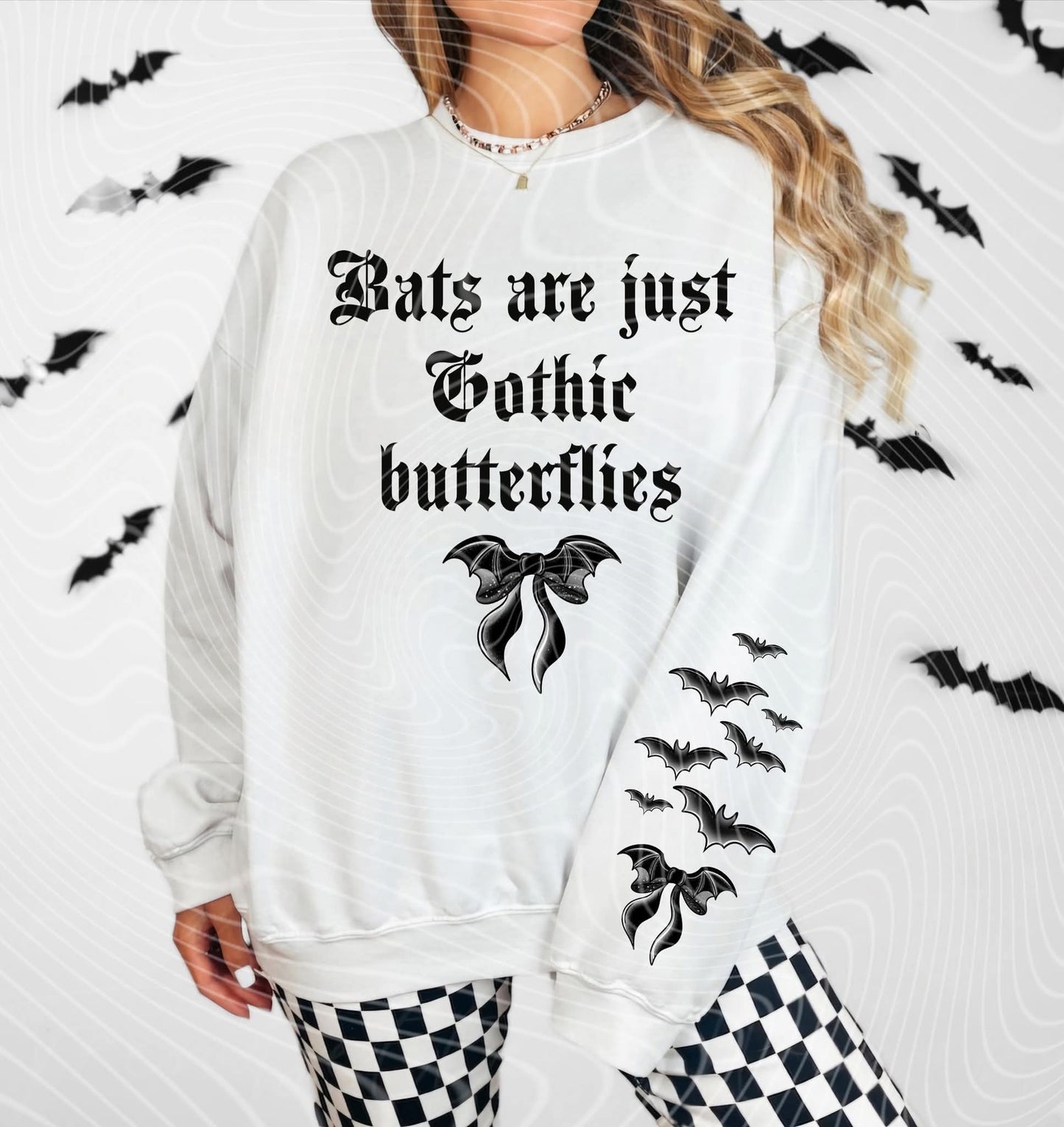 Goth Butterfly crewneck